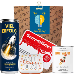 Geschenktüte „Viel Glück & Erfolg“ – Geschenk zur Prüfung oder zum Jobstart (Set 11)