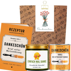 Geschenktüte Danke – Geschenk „Dankeschön“ (Set 9)
