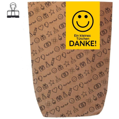 Geschenktüte + Grußkarte DANKE