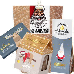 Geschenktüte Weihnachten – Weihnachtsgeschenk „Froh und munter sein!“ (Set 7)