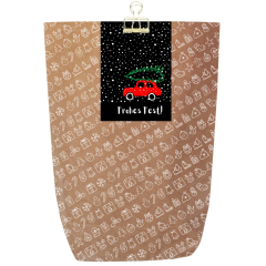 Geschenktüte “Frohes Fest“ – Motiv Auto – zum Befüllen