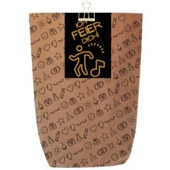 Geschenktüte ICH FEIER DICH! - zum Befüllen