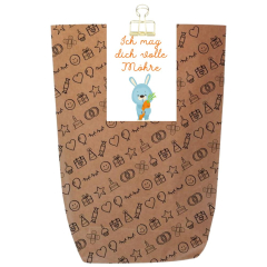 Geschenktüte ICH MAG DICH VOLLE MÖHRE - zum Befüllen