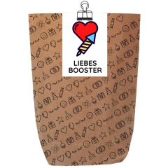 Geschenktüte LIEBES BOOSTER - zum Befüllen