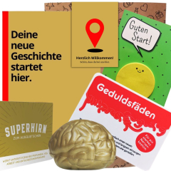Geschenktüte Onboarding – Willkommensgeschenk „Zielpunkt“ (Set 5)