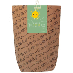 Geschenktüte „Damit die Sonne für dich scheint“ – zum Befüllen