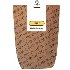 Geschenktüte Onboarding – Willkommensgeschenk  „Start-Button“ – zum Befüllen