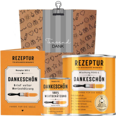 Geschenktüte Danke – Dankeschön Geschenk „Tausend Dank“ (Set 6)