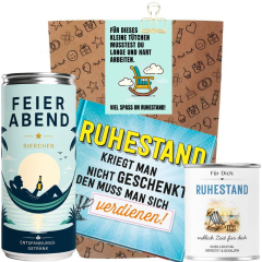Geschenktüte Ruhestand – „Viel Spaß!“ (Set 6)