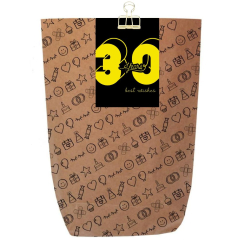 Geschenktüte 30 YEARS - zum Befüllen