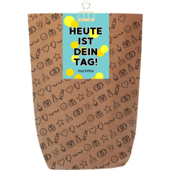 Geschenktüte HEUTE IST DEIN TAG! - zum Befüllen