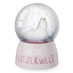 Glitzerkugel Einhorn - Meine Glitzerwelt
