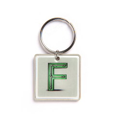 Schlüsselanhänger Buchstabe F