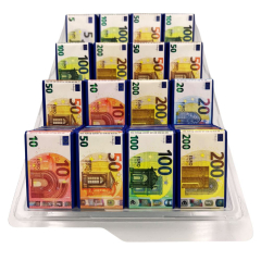 Edel-Vollmilch Schokolade 7,5g EURO GELDSCHEIN (nach Zufallsprinzip)