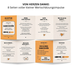 Leporello Dankeschön