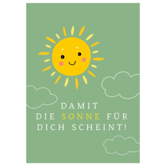 Geschenktüte „Damit die Sonne für dich scheint“ – zum Befüllen