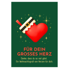 Geschenktüte Für dein großes Herz - zum Befüllen