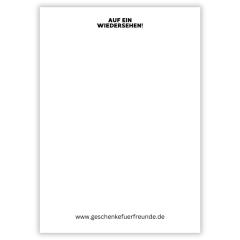 Minicard für Abschiedsgeschenk „Dann geh doch“