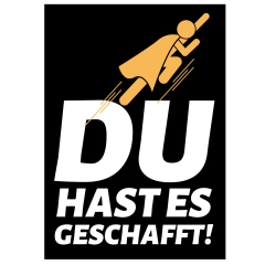 Geschenktüte „Du hast es geschafft!“ – zum Befüllen