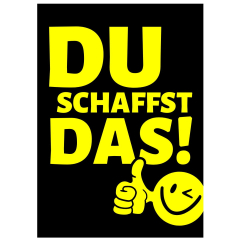 Geschenktüte Motivationsgeschenk „Du schaffst das!“ – zum Befüllen