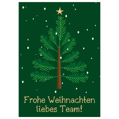 Geschenktüte „Frohe Weihnachten liebes Team“ – zum Befüllen