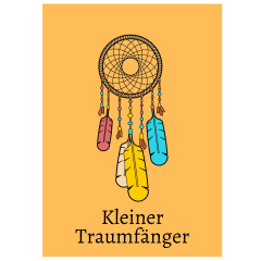 Geschenktüte zur Aufmunterung - Kleiner Traumfänger - zum Befüllen