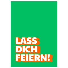 Geschenktüte „Lass dich feiern!“ – zum Befüllen
