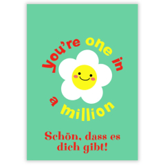 Geschenktüte Freundschaft „You’re one in a million“ – zum Befüllen
