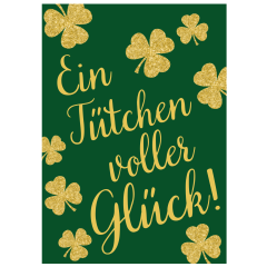 Minicard viel Glück „Ein Tütchen voller Glück!“