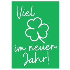 Geschenktüte „Viel Glück im neuen Jahr“ – Geschenkverpackung für Neujahrsgeschenke