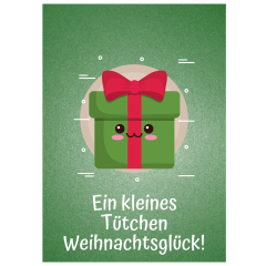 Schöne Geschenkverpackung für Weihnachtsgeschenke „Weihnachtsglück“
