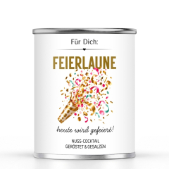 Nusscocktail „Feierlaune – heute wird gefeiert!“