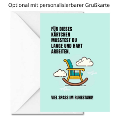 Geschenktüte Ruhestand – „Viel Spaß!“ (Set 1)
