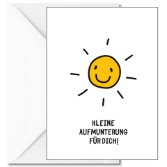 Geschenktüte + Grußkarte – Trostspender „Kleine Aufmunterung für dich“