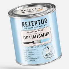 Geschenkset Rezeptur Optimismus – Farbe für die Seele mit Fruchtgummi & Anleitung für Zuversicht