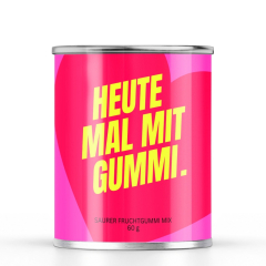 Saurer Fruchtgummi-Mix „Heute mal mit Gummi.“