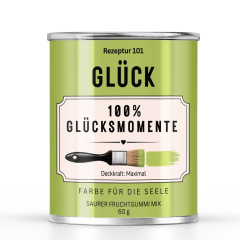 Saurer Fruchtgummi Mix Rezeptur 101 – Glück – 100% Glücksmomente
