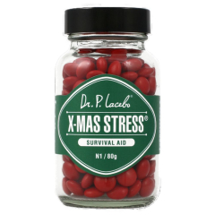 Geschenktüte „Kein Stress vor Weihnachten“ – Lustiges Geschenk gegen Weihnachtsstress (Set 7)