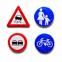 Schokolade VERKEHRSZEICHEN von Storz