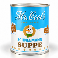 Trinkschokolade Schneemannsuppe in der Dose „Mr. Cool`s“