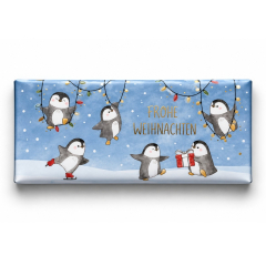 Schokolade 30g Frohe Weihnachten (Pinguine)