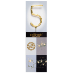 Wunderkerzen Zahlenset 50