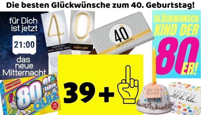 Geschenke zum 40sten frau