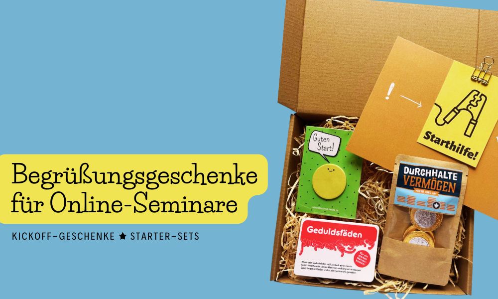 Begrüßungsgeschenke für Onlinecoachings,  Webinare und Seminare