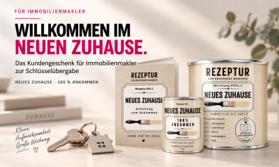 Kundengeschenke für Immobilienmakler zur Schlüsselübergabe