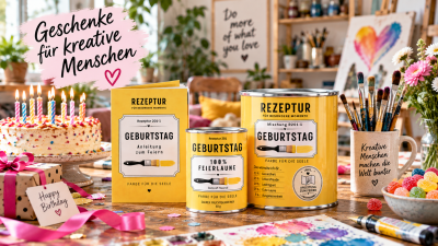 Geschenke für kreative Menschen: Farbe für die Seele