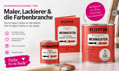 Kundengeschenke für Maler & Lackierer | Farbe für die Seele