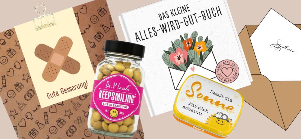 Gute Besserungsgeschenke für Mitarbeiter