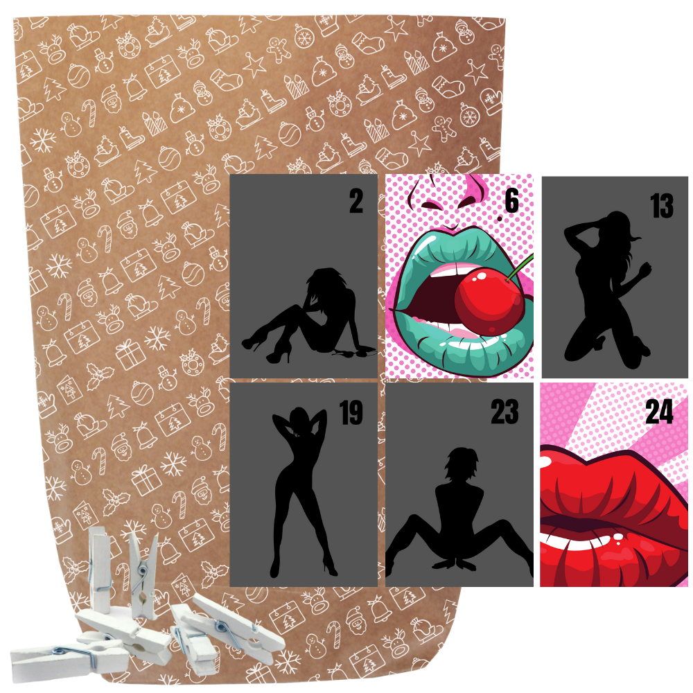 Adventskalender-Tütenset Hot Numbers