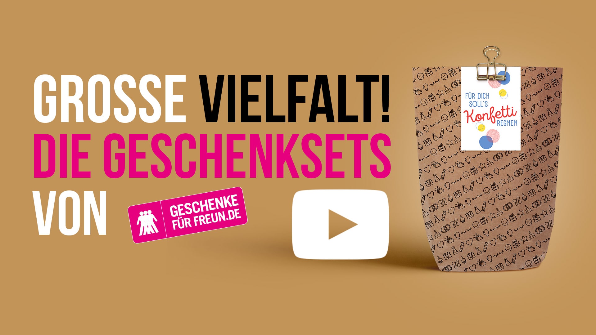 Geschenksets Youtube Thumbnail Grafisch